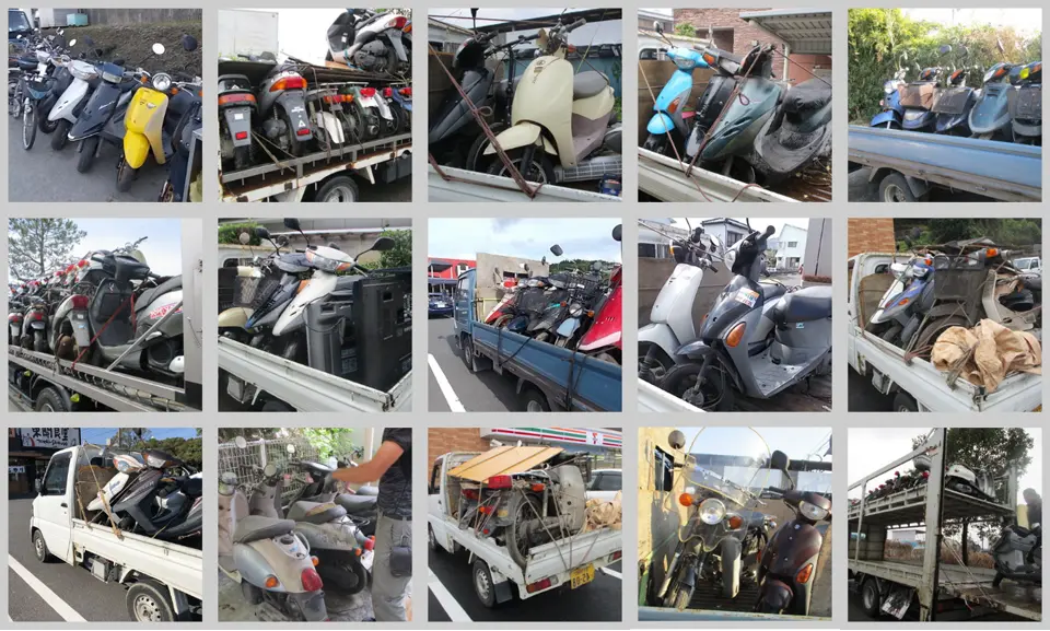 バイクの回収、書類手続きサポート、すべて無料で対応。追加料金は一切なし。ハローネット鹿児島が選ばれる4つの理由。１.完全無料で費用ゼロ：回収から処分まで手数料無料、経済的。2.どんなバイクでもOK：車種や状態を問わず、個人・法人対応。3. 好アクセスと即日対応：鹿児島市内拠点で持ち込み・出張が便利。4.環境に優しいリサイクル：部品再利用や資源リサイクルでSDGs貢献。