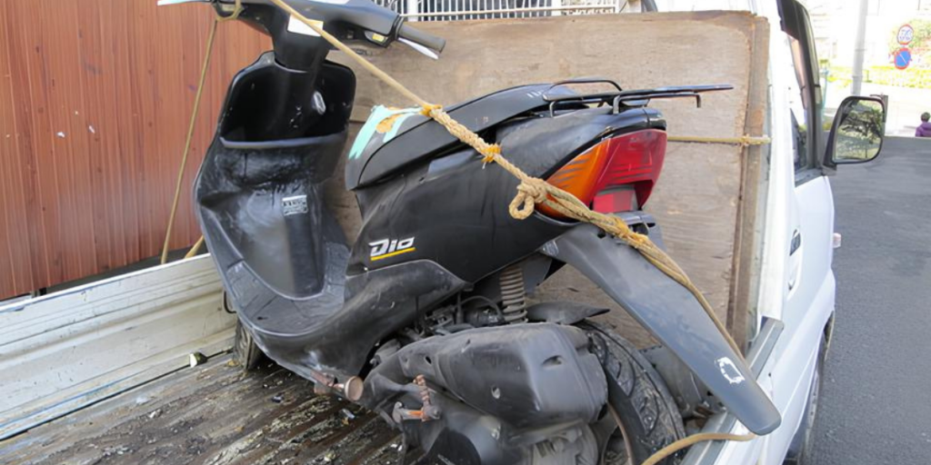 鹿児島市武岡の放置バイク処分事例｜引越し時の家電回収も無料対応